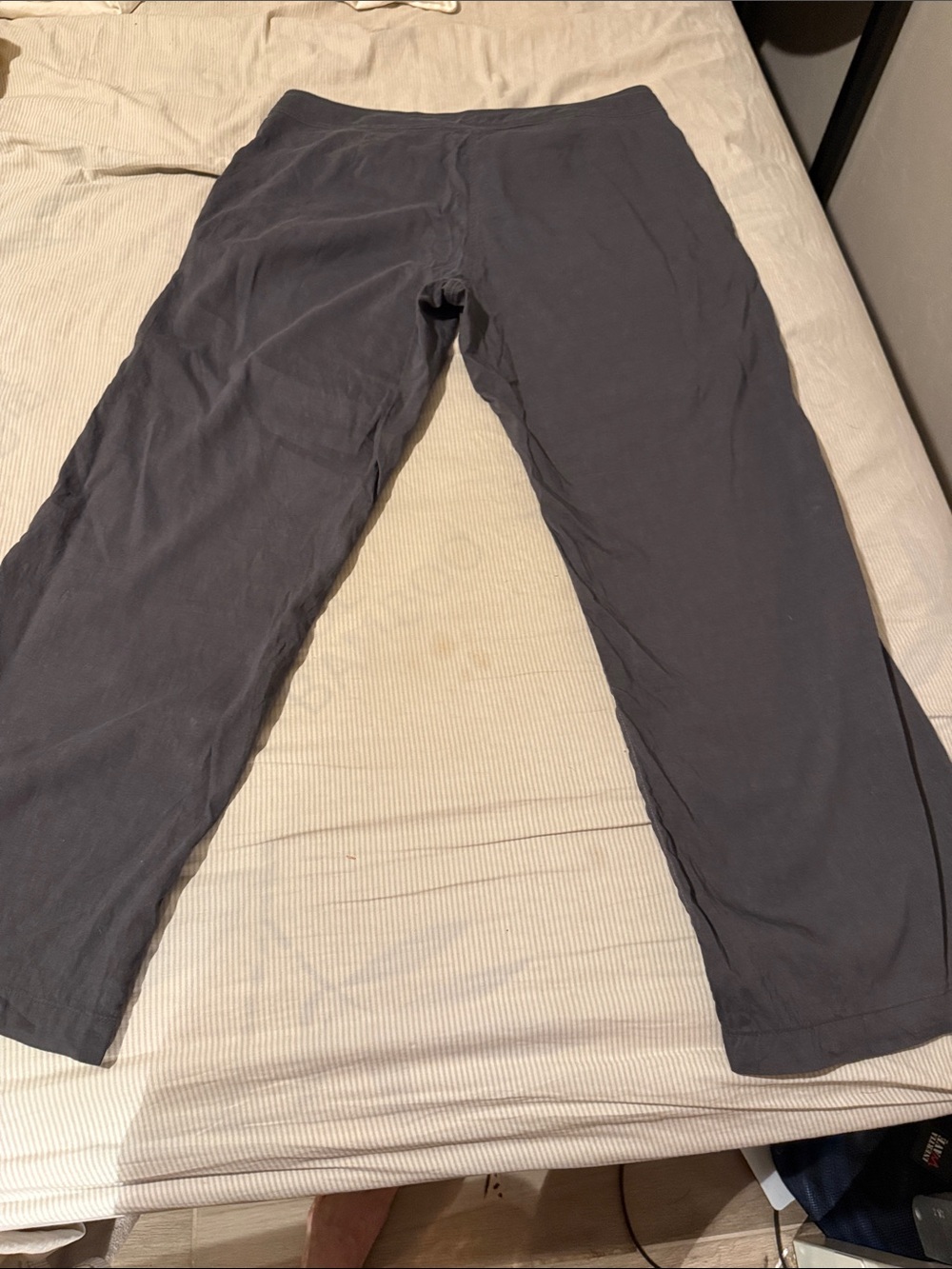 Eileen Fisher Women’s Deep Grey Linen Blend Pants Sz 14 - Picture 4 of 7